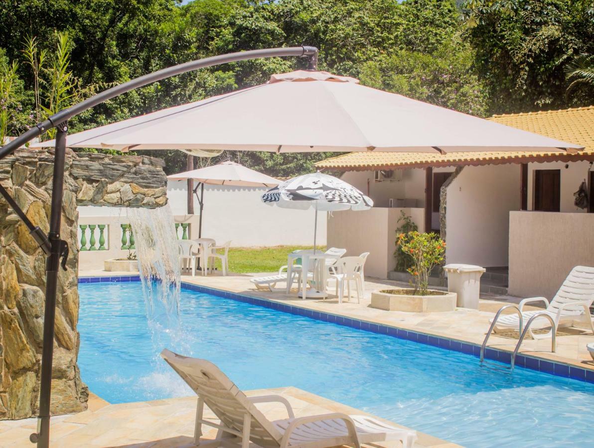 Pousada Recanto Garca Vermelha Peruibe Guarau Esterno foto